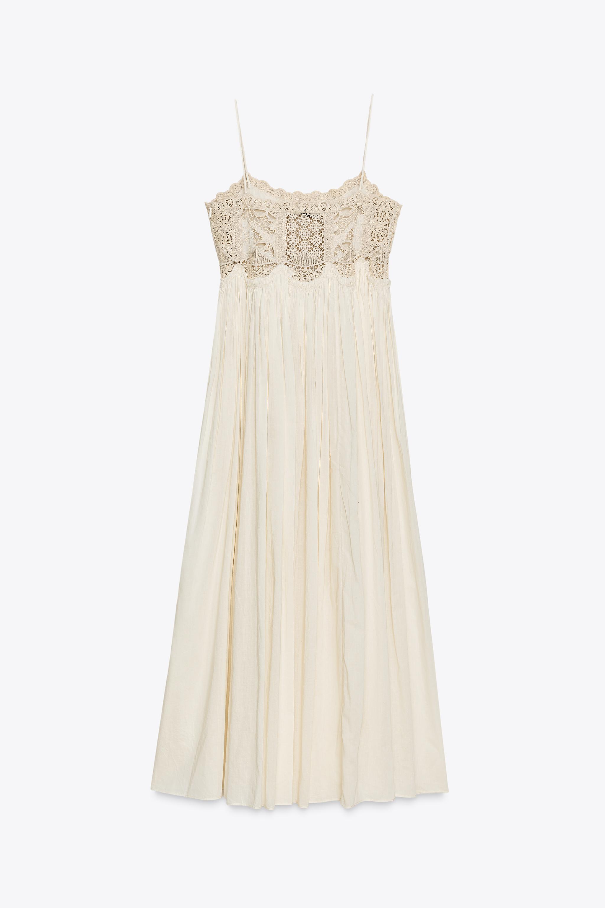 ZW COLLECTION CROCHET STRAP DRESS